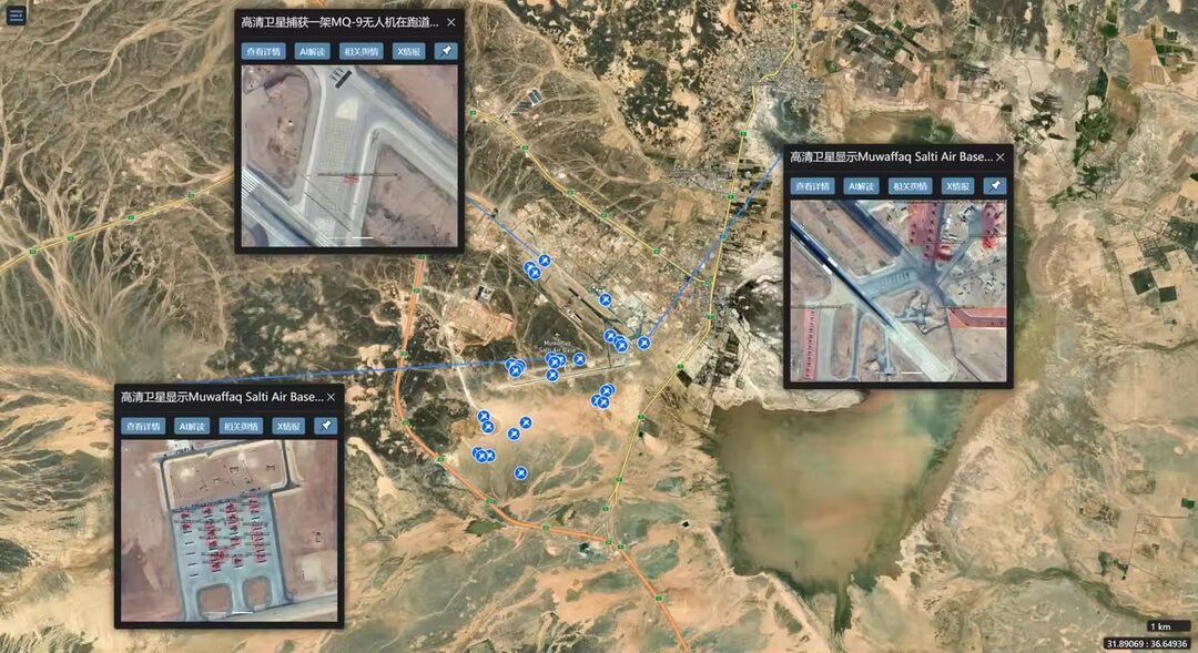 ده‌ها جنگنده آمریکایی در ۸۵۰ کیلومتری مرز ایران+ تصاویر | پایگاه راهبردی آمریکا در اردن را بهتر بشناسیم