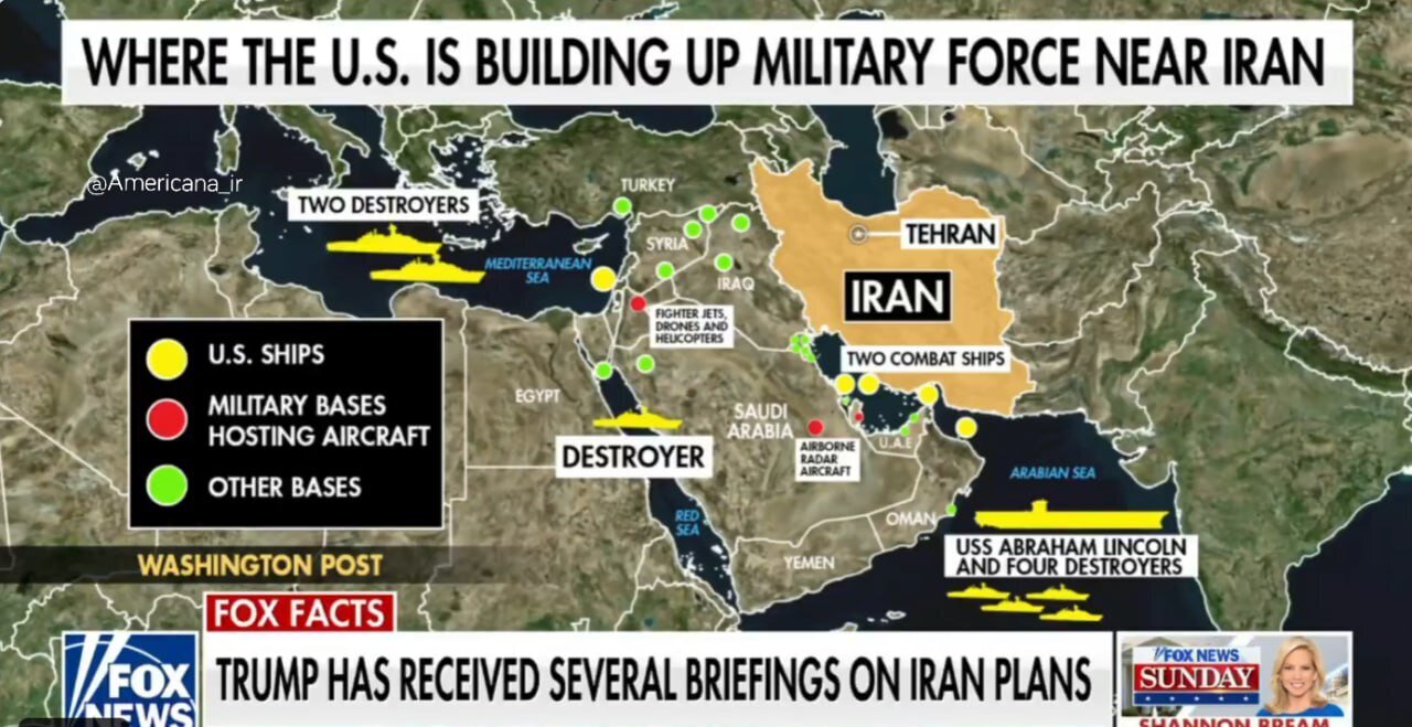 آخرین آرایش ناوگان آمریکا در نزدیکی ایران | عکس