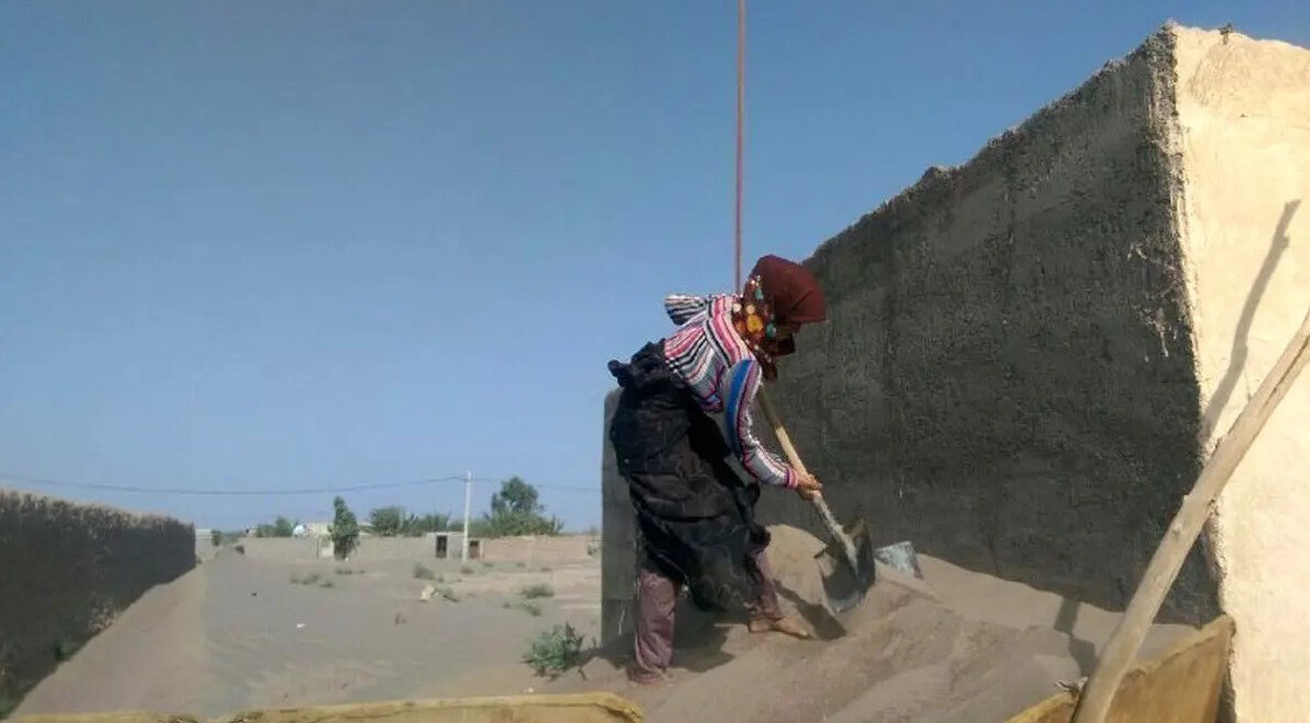 توفان شن - ریگان - کرمان