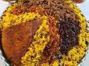  عدس پلوی نذری با گوشت چرخ کرده برای ماه رمضان