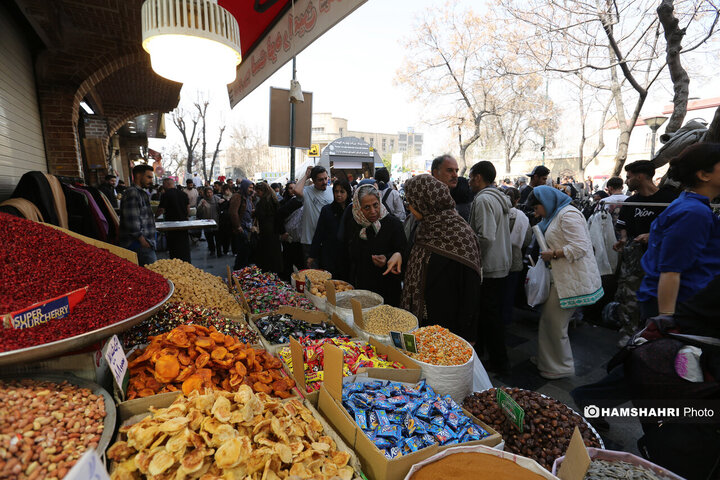 بازار بزرگ تهران در آستانه سال نو