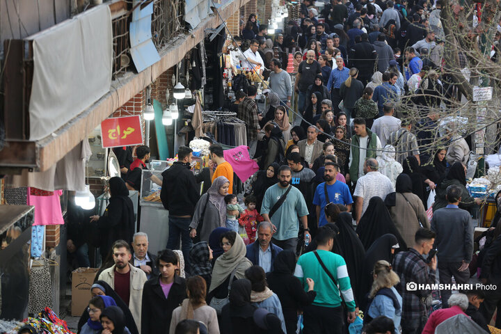 بازار بزرگ تهران در آستانه سال نو