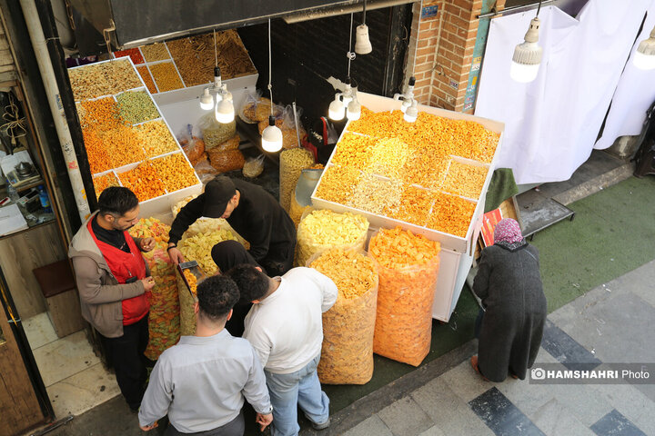 بازار بزرگ تهران در آستانه سال نو