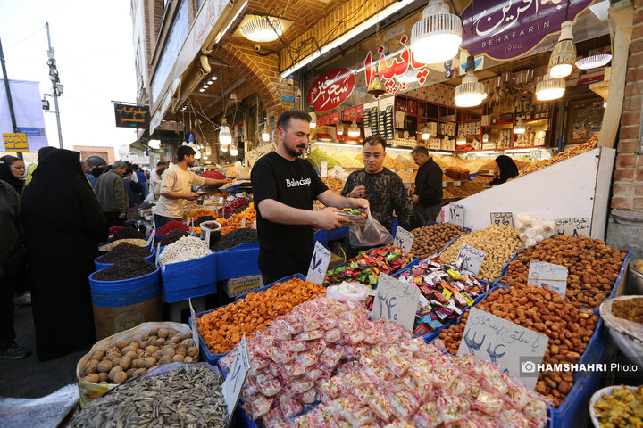 بازار بزرگ تهران در آستانه سال نو