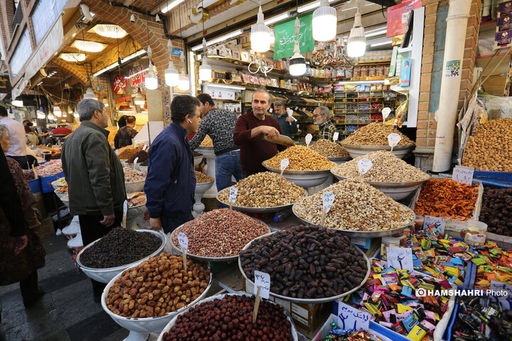 بازار بزرگ تهران در آستانه سال نو