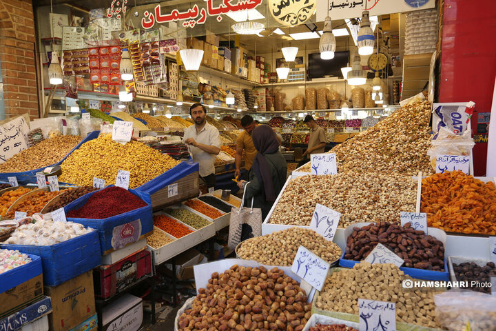 بازار بزرگ تهران در آستانه سال نو