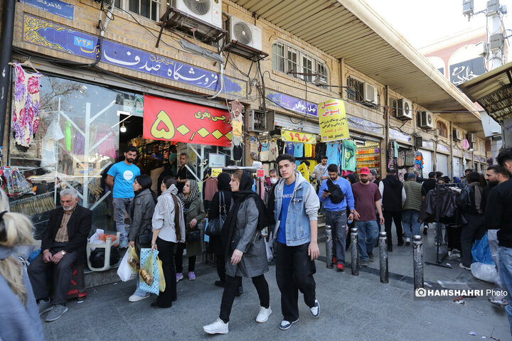 بازار بزرگ تهران در آستانه سال نو