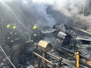 امدادرسانی به حادثه سقوط بالگرد در درچه | تصاویر