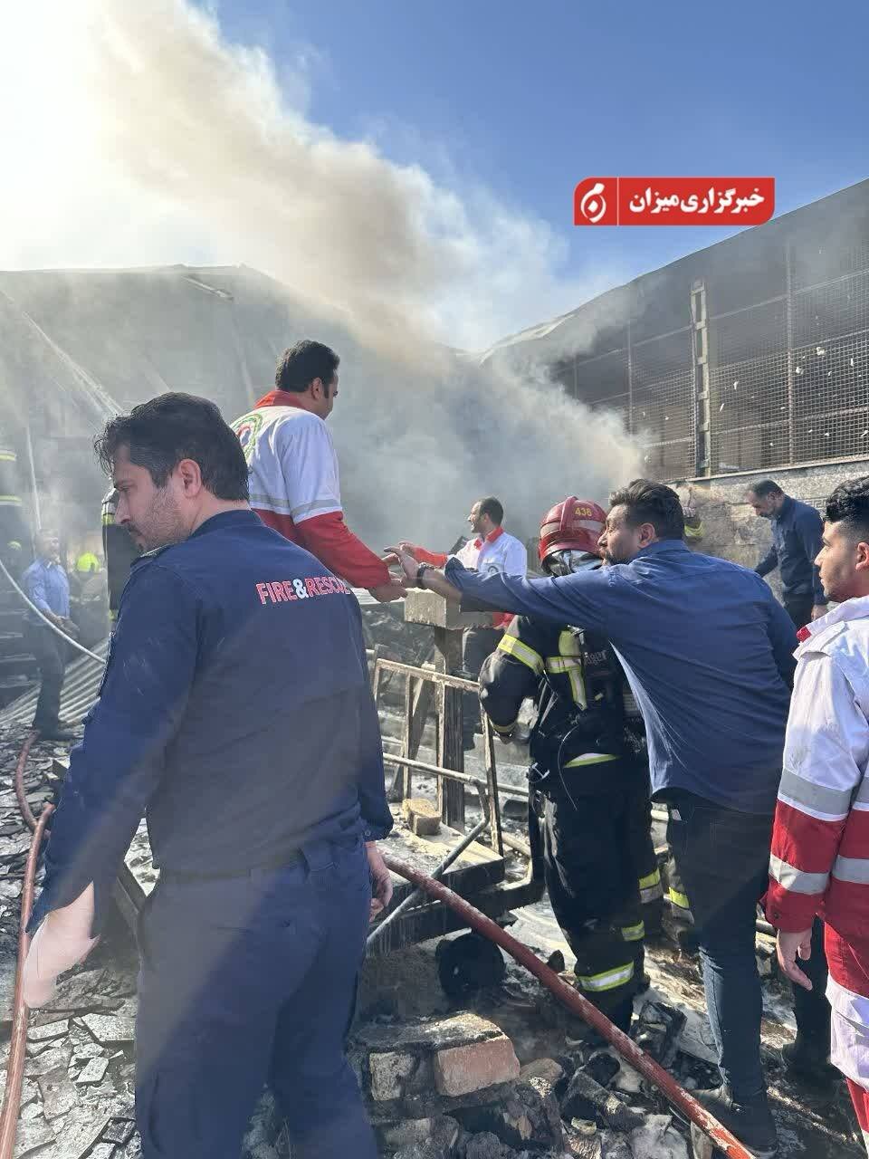 امدادرسانی به حادثه سقوط بالگرد در درچه | تصاویر