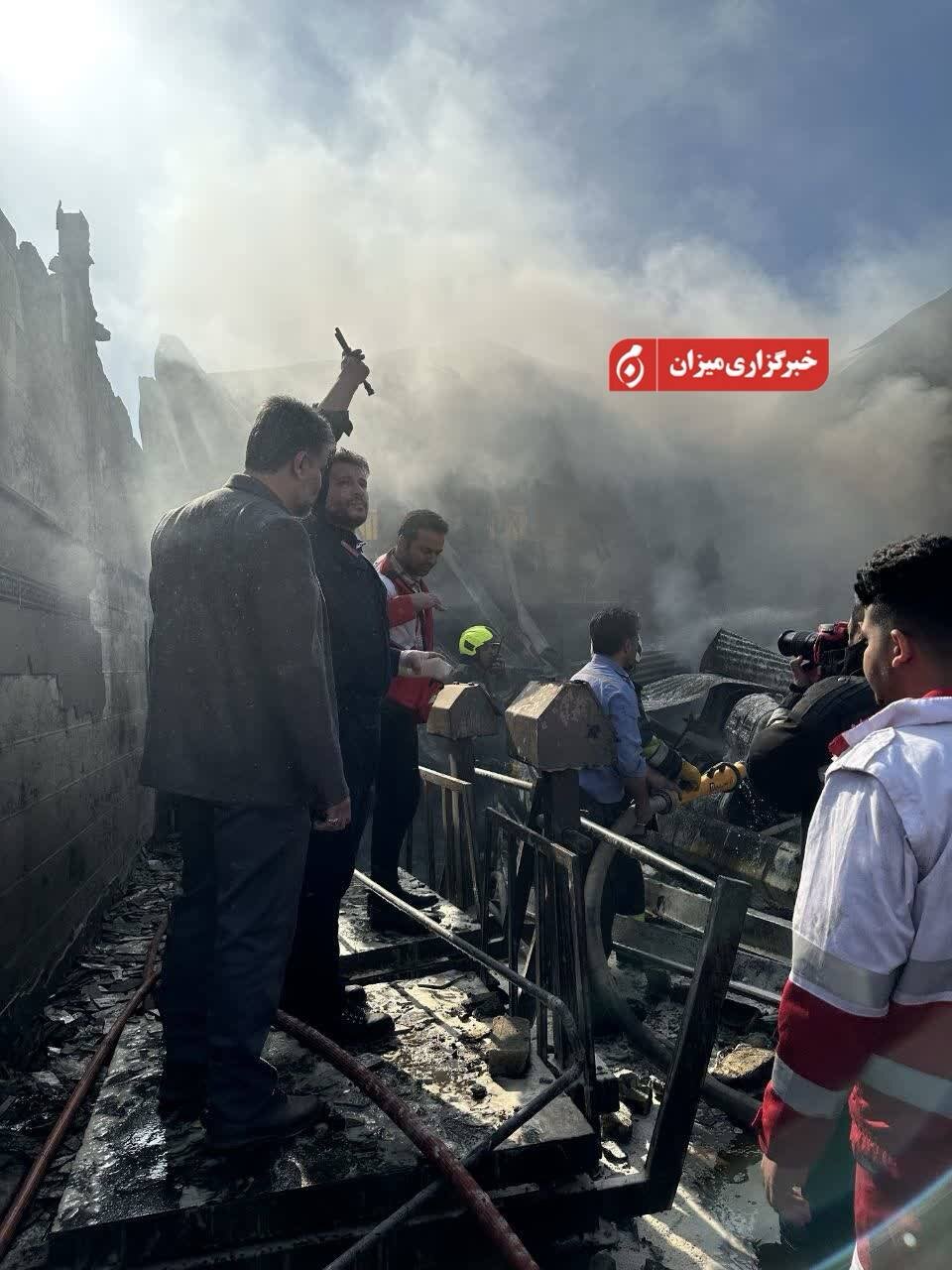 امدادرسانی به حادثه سقوط بالگرد در درچه | تصاویر