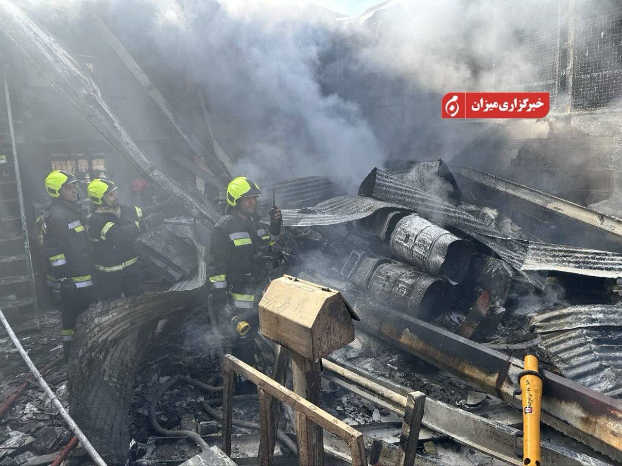 امدادرسانی به حادثه سقوط بالگرد در درچه | تصاویر