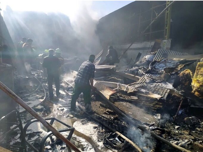 ناگفته‌های سقوط بالگرد در بازار میوه و تره‌بار اصفهان 