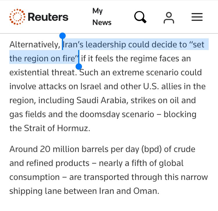 سناریوی آخرالزمانی ایران؛ رویترز هشدار داد | رهبر ایران تصمیم بگیرد منطقه را به آتش می کشد