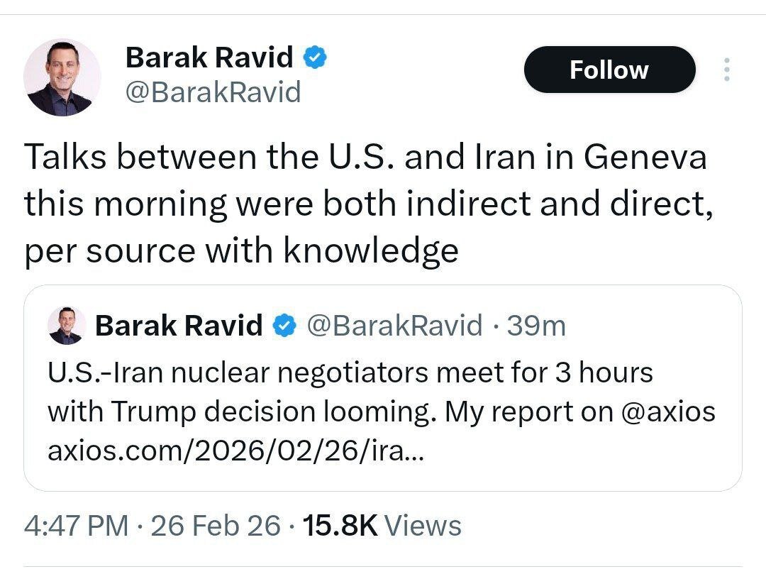 دور سوم مذاکرات مستقیم بوده است؟