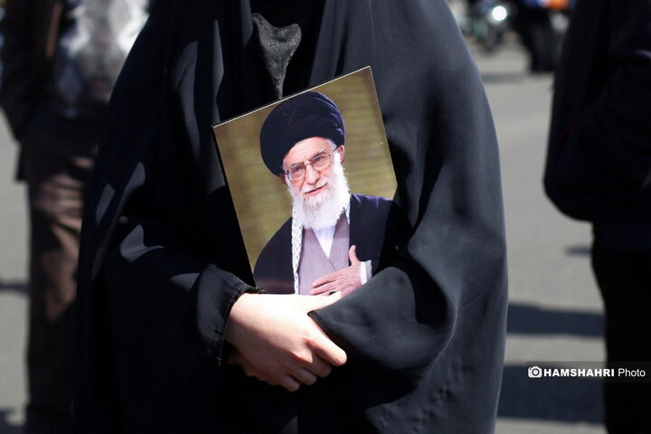 تجمع مردم تهران در عزای شهادت رهبر معظم انقلاب