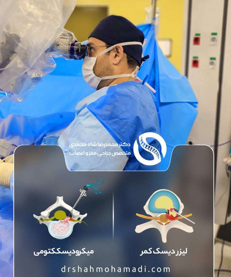 دکتر محمدرضا شاه محمدی بهترین جراح دیسک کمر در تهران