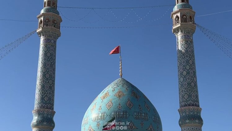 تصاویری از محل قرارگیری پیکر رهبر شهید در مسجد جمکران