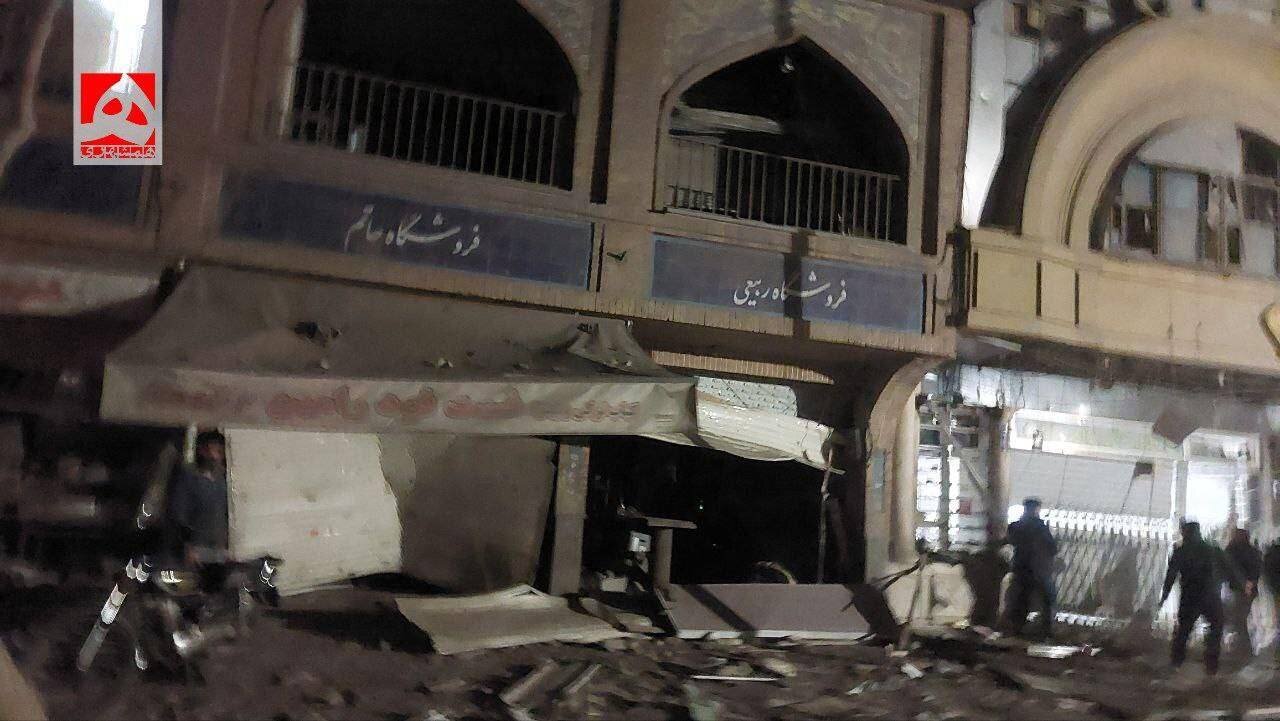 حجم تخریب مغازههای بازار بعد از انفجارهای اطراف میدان ارگ | تصاویر