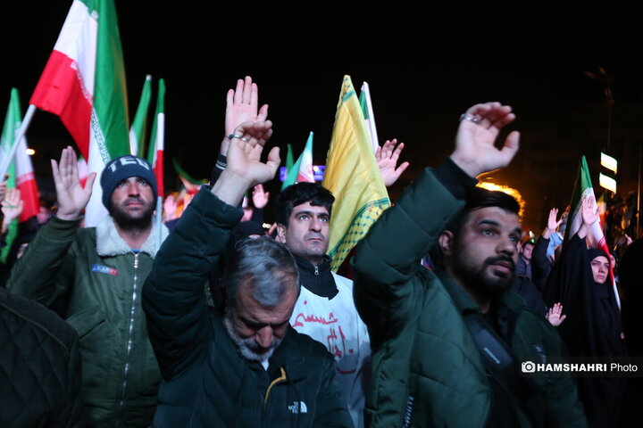 عزاداری مردم تهران برای شهادت رهبر معظم انقلاب