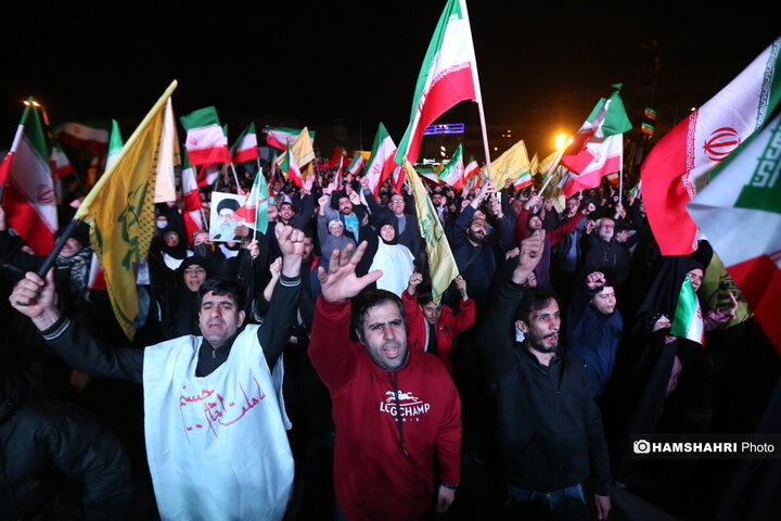 عزاداری مردم تهران برای شهادت رهبر معظم انقلاب