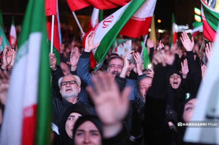 عزاداری مردم تهران برای شهادت رهبر معظم انقلاب