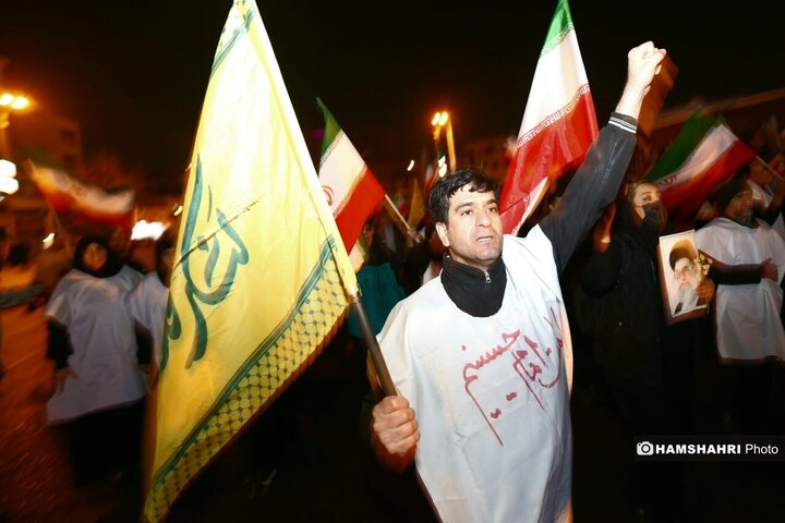 عزاداری مردم تهران برای شهادت رهبر معظم انقلاب