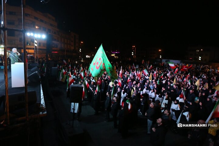 عزاداری مردم تهران برای شهادت رهبر معظم انقلاب
