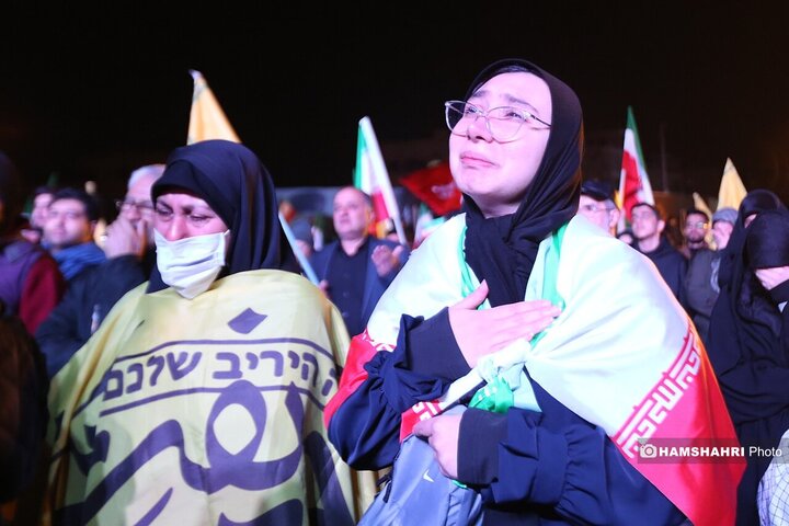 عزاداری مردم تهران برای شهادت رهبر معظم انقلاب