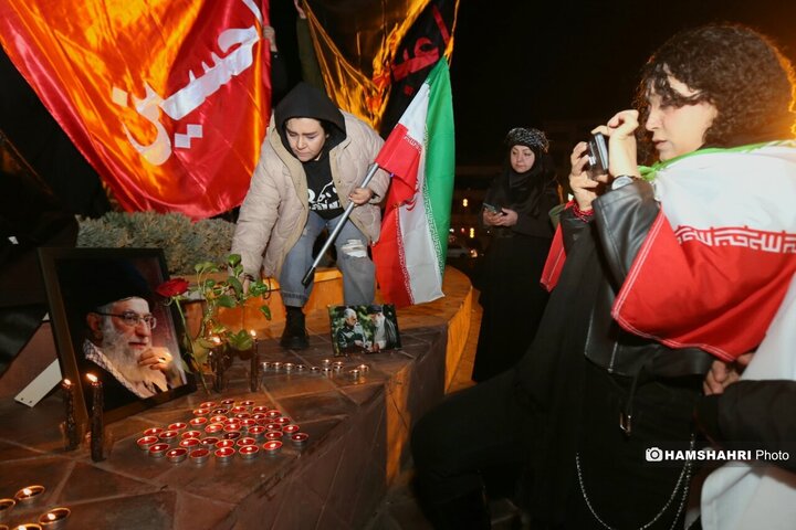 عزاداری مردم تهران برای شهادت رهبر معظم انقلاب