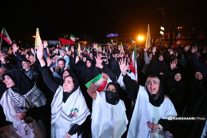 عزاداری مردم تهران برای شهادت رهبر معظم انقلاب