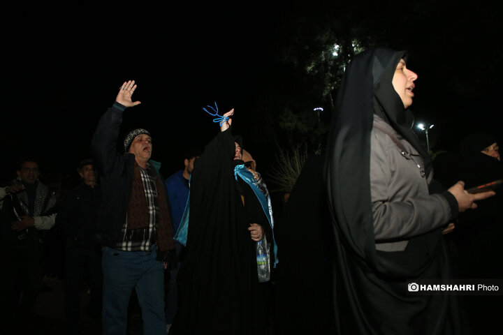 تجمع مردم تهران در عزای شهادت رهبر معظم انقلاب