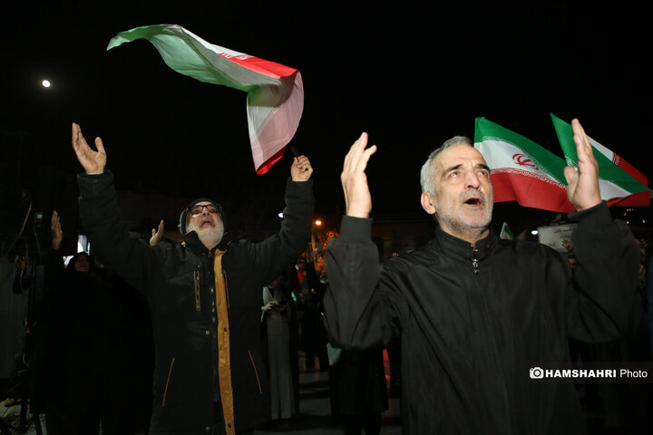 تجمع مردم تهران در عزای شهادت رهبر معظم انقلاب