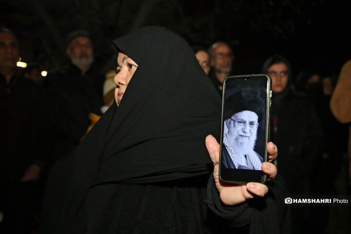 تجمع مردم تهران در عزای شهادت رهبر معظم انقلاب