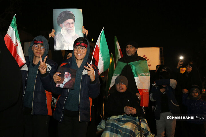 تجمع مردم تهران در عزای شهادت رهبر معظم انقلاب