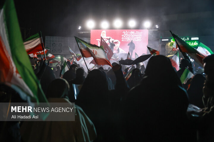 عزاداری و تجمع مردمی در سوگ رهبر شهید