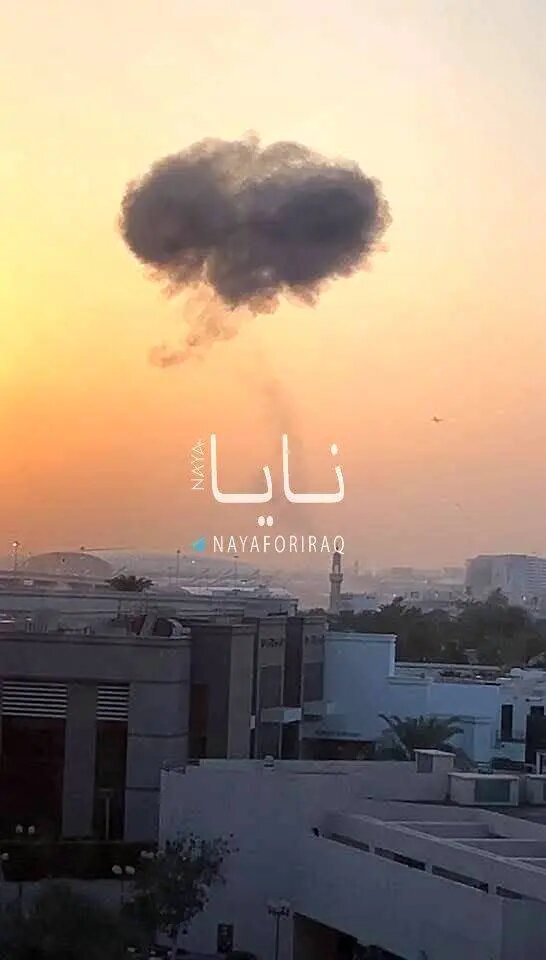 انفجار در پایگاه آمریکایی‌ها در دبی | تصاویر
