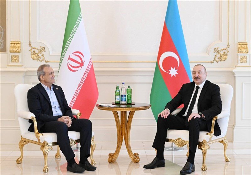 روسای جمهور ایران و آذربایجان