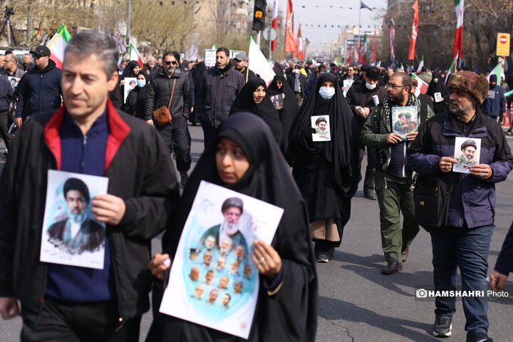 تشییع پیکر مطهر فرمانده هان شهید
