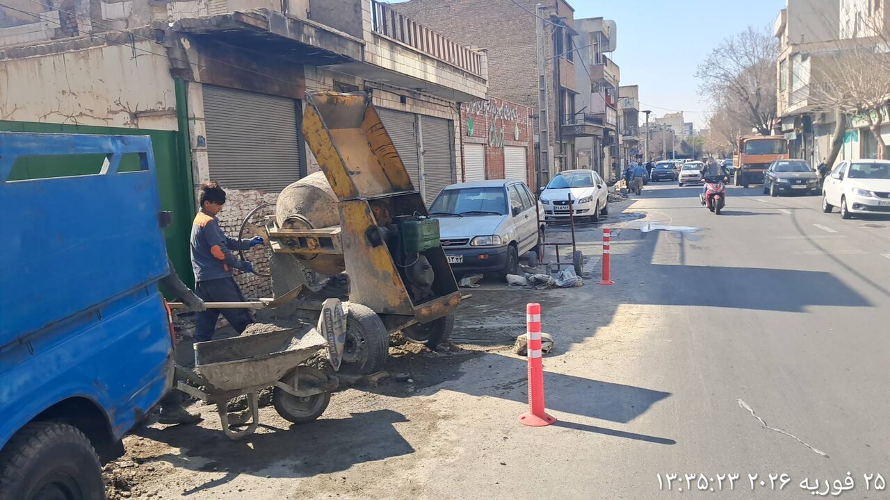 استمرار فعالیت های عمرانی در تهران