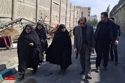 منازل مسکونی تخریب شده به سرعت بازسازی می شود