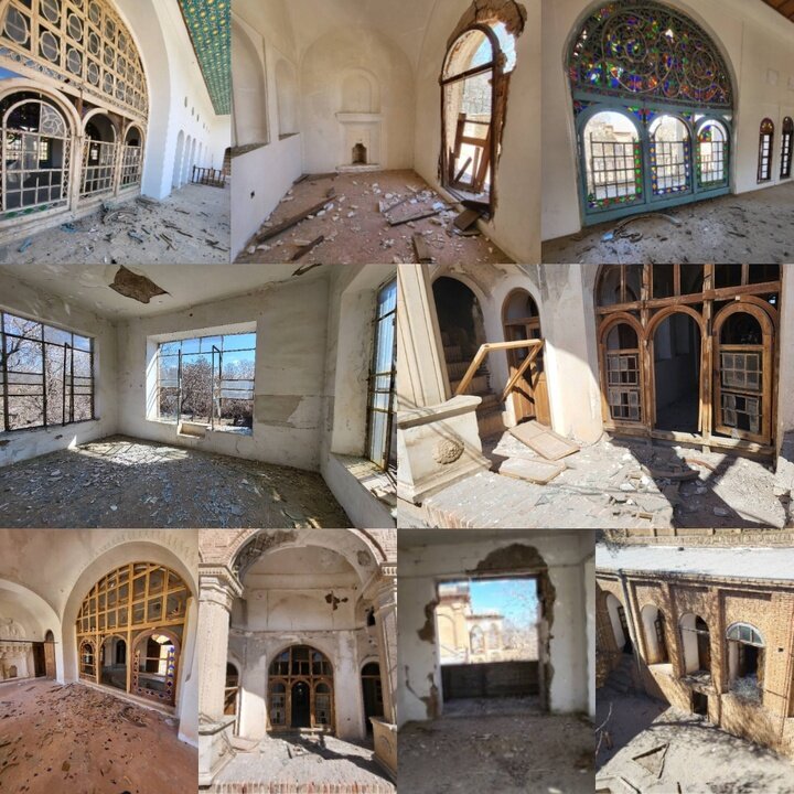 آسیب به میراث سنندج