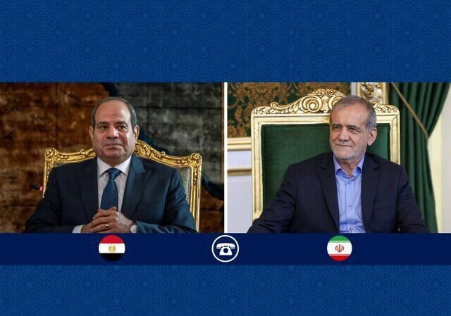 پزشکیان -السیسی