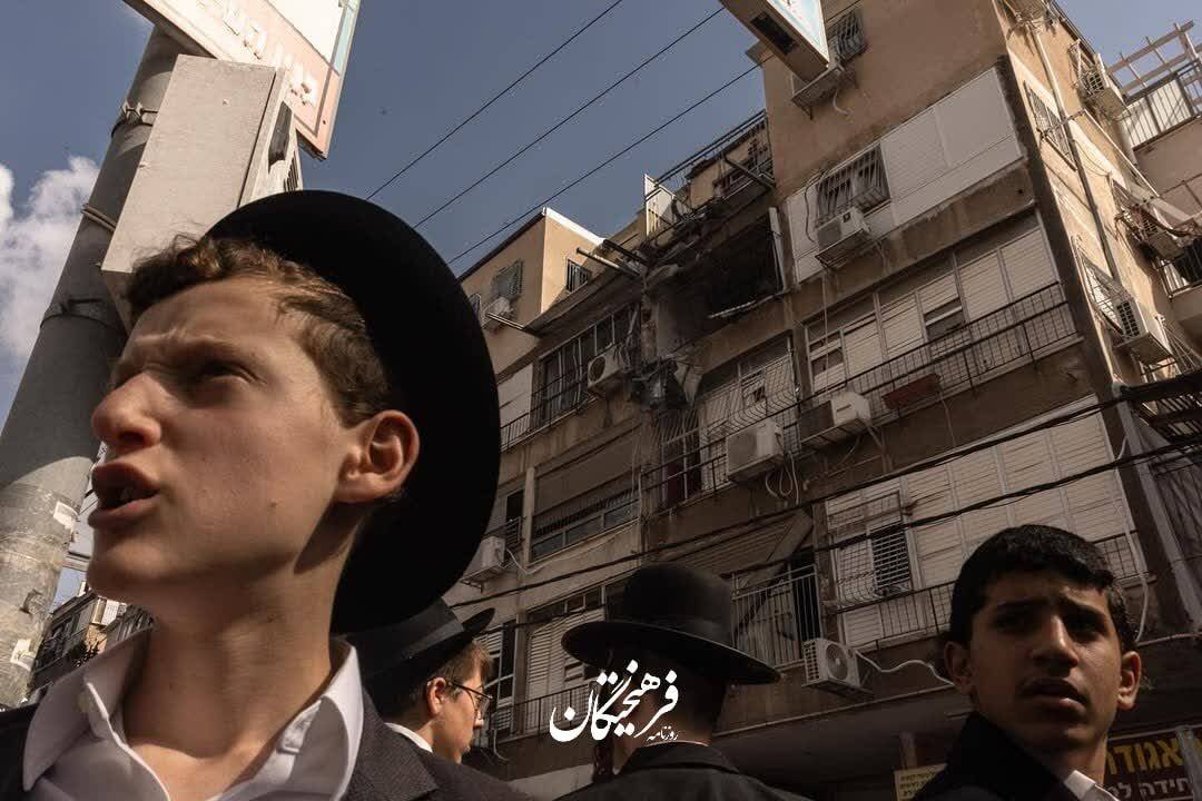 حال و احوال صهیونیست‌ها پس از حملات موشکی سپاه | تصاویر