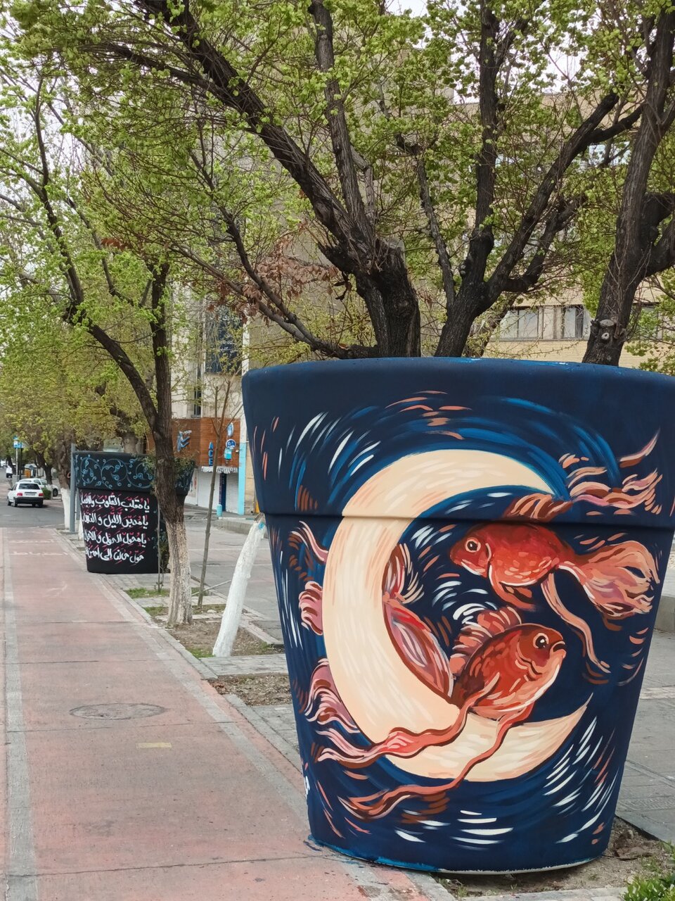 جانمایی گلدان های متفاوت در تهران