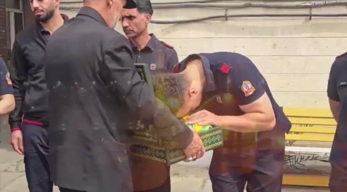 حضور خادمان رضوی در ایستگاه 31 آتش نشانی