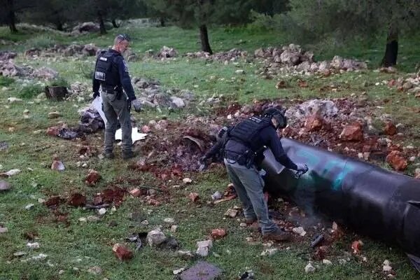 بوستر موشک فتاح در خاک اسرائیل | تصاویر