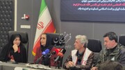 عکس؛ فریبا کوثری و سیروس همتی در میان هلال احمری‌ها
