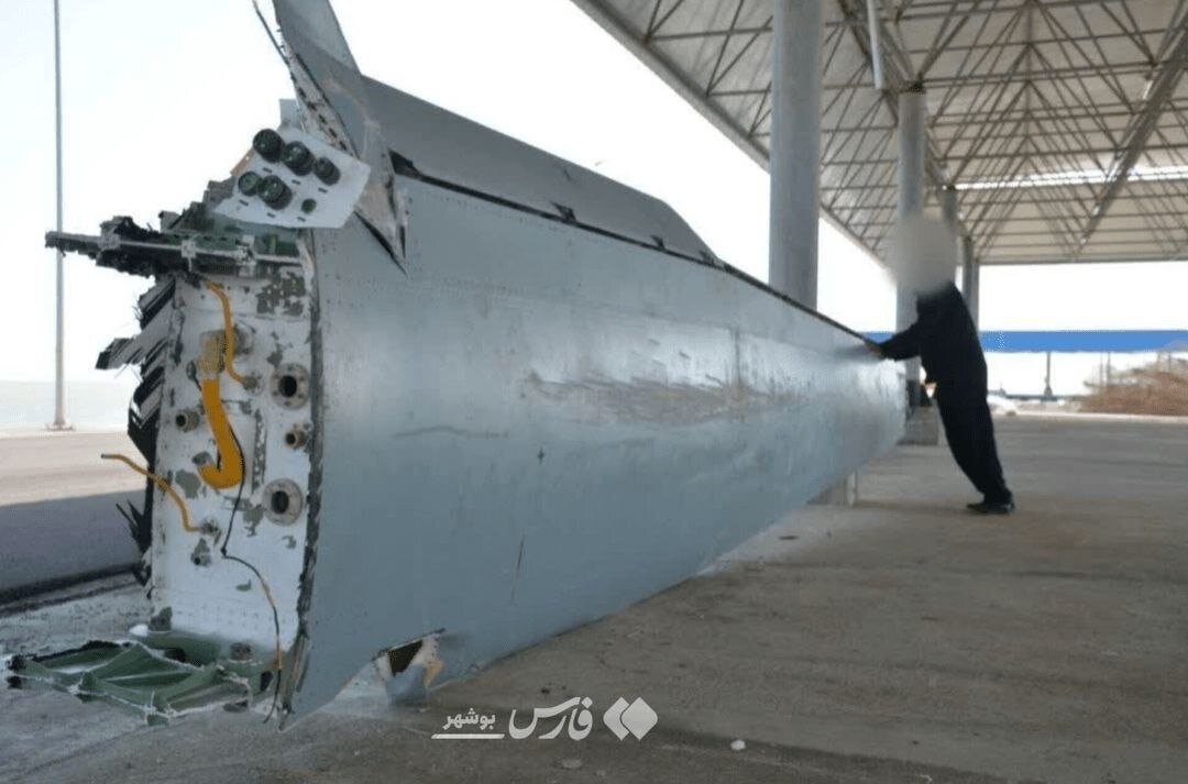 نخستین تصاویر از صید پهپاد آمریکایی در دریای خلیج ‌فارس