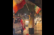 حضور با لباس بختیاری در چهارراه ولیعصر (عج)