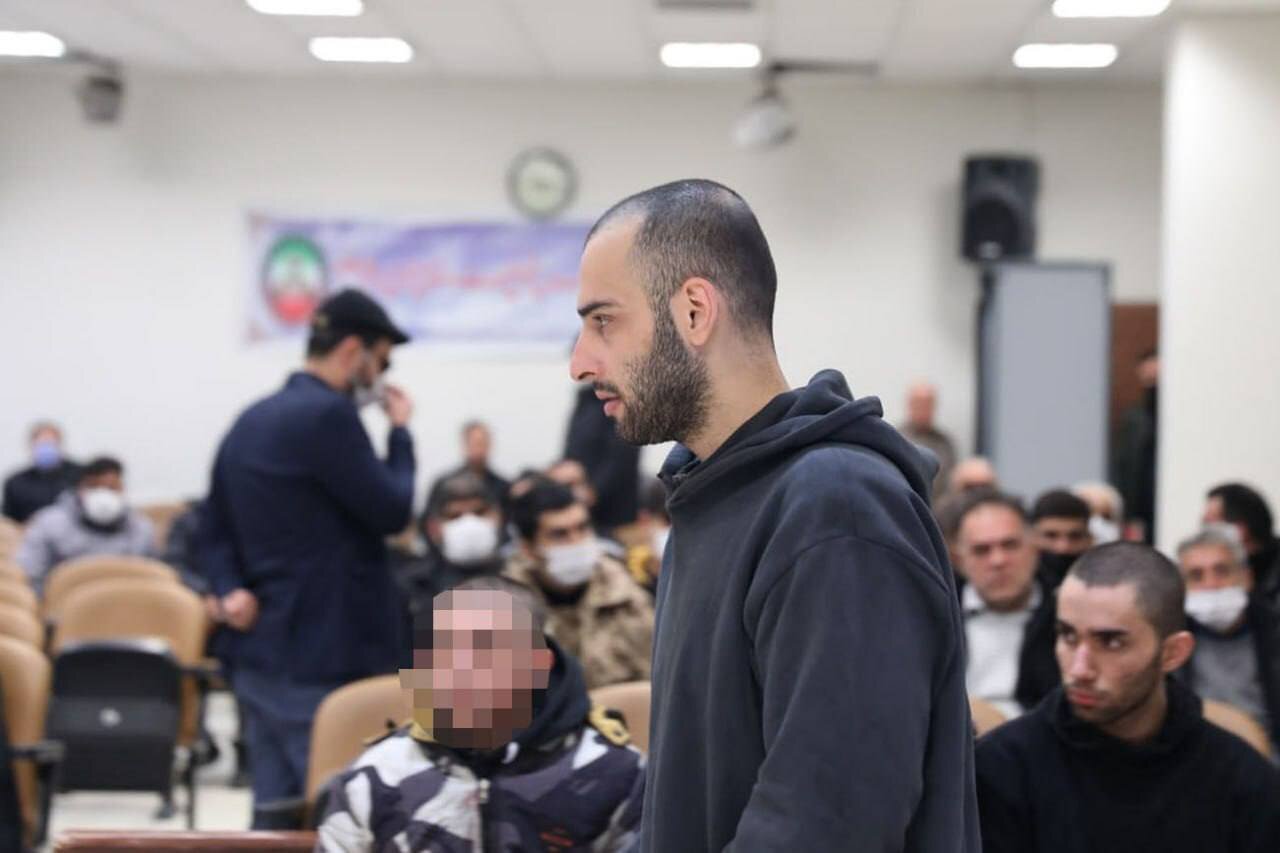 تصاویری از علی فهیم در جلسات دادگاه رسیدگی به پرونده که به دار مجازات آویخته شد